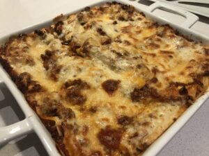 Lasagne mit Hackfleischsoße