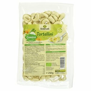 Bio Tortellini mit Gemüsefüllung frisch, 250g