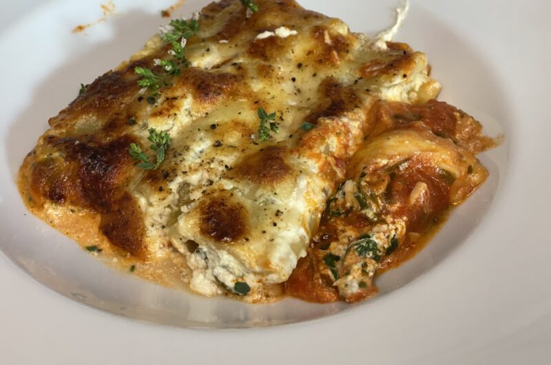 Cannelloni mit Spinat-Ricotta-Füllung