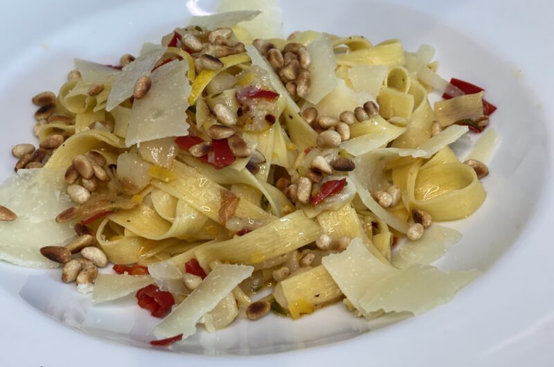 Tagliatelle mit Birnen-Sugo