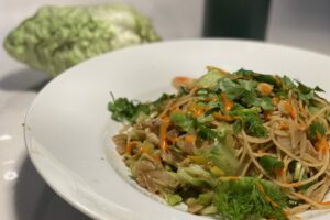 capellini mit fenchel und spitzkohl