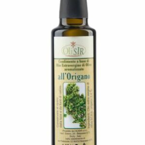 Extra natives Olivenöl mit 2,4 % Oregano 250ml Flasche Olisir s.n.c.