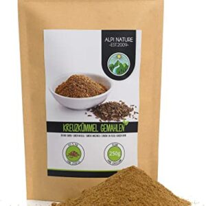 Kreuzkümmel gemahlen (250g), Kreuzkümmelpulver 100% naturrein, Kreuzkümmelsamen gemahlen natürlich ohne Zusätze, vegan