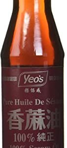 YEO's Sesamöl, pur / 100 % ), 1er Pack (1 x 375 ml)