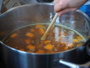 Italienische Gemüsebrühe "brodo vegetale"